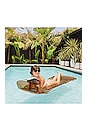 view 3 of 4 Clear Lounger Pool Float in Mocha