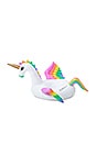 view 1 of 3 Rainbow Unicorn Inflatable Drink Holder in Multi