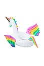 view 2 of 3 Rainbow Unicorn Inflatable Drink Holder in Multi