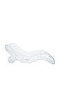 view 2 of 2 Clear Chaise Lounger Floatie in super clear