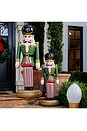 view 5 of 8 Large Classic Inflatable Nutcracker in 