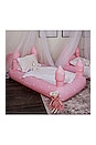 view 3 of 4 Castle Sleepover Air Mattress in Pink