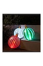 view 3 of 7 Light Up Inflatable Ornaments 3 Pack in 
