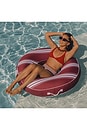 view 4 of 4 Premium Red Stripe Fabric Covered Tube Float in 