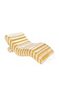 view 1 of 4 Chaise Lounger in Yellow Stripe