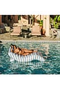 view 3 of 5 Chaise Lounger in Denim Stripe