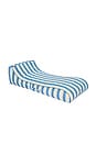 view 1 of 4 Fabric Sunbed in Blue Stripe