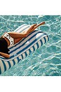 view 2 of 4 Fabric Sunbed in Blue Stripe