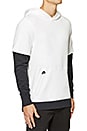 view 2 of 3 SWEAT À CAPUCHE KELLWOOD in White