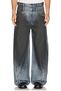 view 1 of 6 PANTALON in Blue & Black