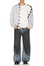 view 5 of 6 PANTALON in Blue & Black