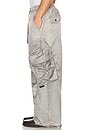 view 2 of 5 Sand Washed Nylon Cargo Pants in Grey