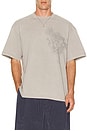 view 1 of 4 Spray Painted Plant Dye Tee in Grey