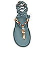 view 4 of 5 x Collanine Colorate Flò Twin Sandal in Argilla & Teal