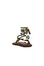 view 3 of 5 SANDALIA FL? TWIN in Brown & Military Green