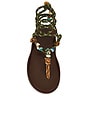 view 4 of 5 SANDALIA FL? TWIN in Brown & Military Green
