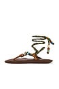 view 5 of 5 SANDALIA FL? TWIN in Brown & Military Green