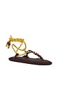 view 2 of 5 Flò Twin Beaded Sandal in Bordeaux & Butter