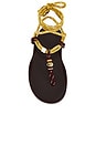view 4 of 5 Flò Twin Beaded Sandal in Bordeaux & Butter