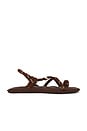 view 1 of 5 Fl Square Sandal in Brown
