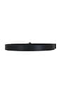 view 2 of 3 Organic Metal Buckle Belt in Black