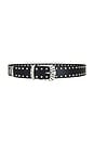 view 1 of 3 Wide Studded Western Belt in Black