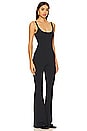 view 3 of 6 Compression Terry Scoop Jumpsuit in Black001