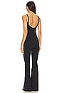 view 5 of 6 Compression Terry Scoop Jumpsuit in Black001