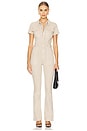 view 1 of 6 Fit For Success Jumpsuit in Sand004