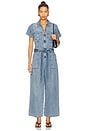 view 1 of 6 Fit For Success Jumpsuit in Indigo786