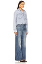 view 2 of 3 Denim Shirt Jumpsuit in Indigo796