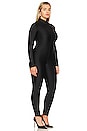 view 4 of 6 Long Sleeve Zip Up Catsuit in Black001