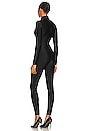 view 5 of 6 Long Sleeve Zip Up Catsuit in Black001