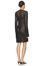 view 5 of 6 Crochet Mini Dress in Black