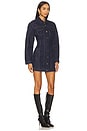 view 3 of 6 Barrel Long Sleeve Mini Dress in Indigo982
