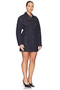 view 4 of 6 Barrel Long Sleeve Mini Dress in Indigo982