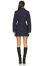 view 5 of 6 Barrel Long Sleeve Mini Dress in Indigo982