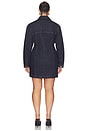 view 6 of 6 Barrel Long Sleeve Mini Dress in Indigo982