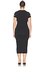 view 6 of 6 Super Stretch Eyelet Midi Dress in Black