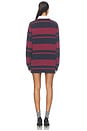 view 5 of 4 MINIVESTIDO in Navy Berry Club Stripe