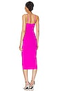view 5 of 7 Scuba Midi Dress in Fuchsia Pink001