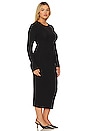 view 4 of 8 Good Touch Long Sleeve Maxi Dress in Black001
