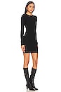 view 3 of 6 Rib Mini Dress in Black001