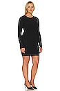 view 4 of 6 Rib Mini Dress in Black001