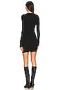 view 5 of 6 Rib Mini Dress in Black001