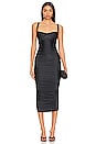 view 1 of 6 Bust Cup Midi Dress in Black001