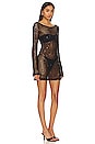 view 3 of 8 Sequin Cover Up Dress in Black001