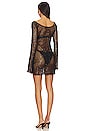 view 5 of 8 Sequin Cover Up Dress in Black001