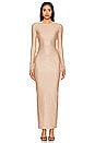 view 1 of 7 Crystal Crew Maxi Dress in Taupe003