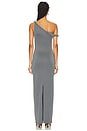 view 3 of 3 Twist Shoulder Maxi Dress in Carbon
